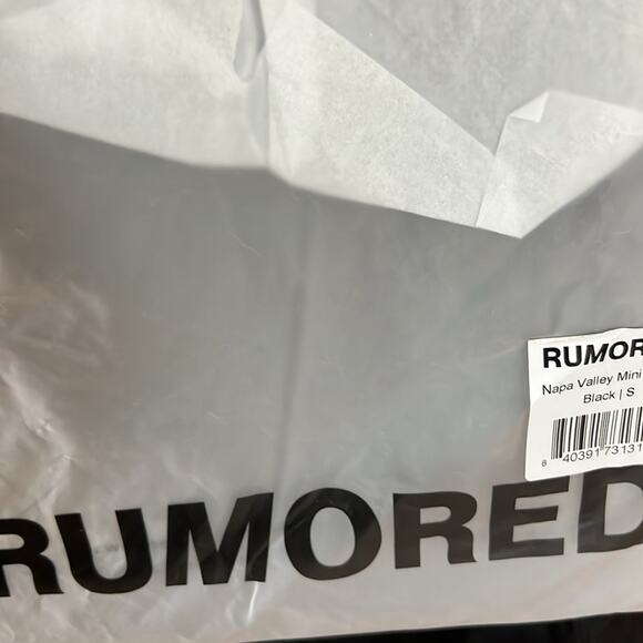 NWT $138 REVOLVE RUMORED Napa Valley MINI DRESS black S - Picture 14 of 16